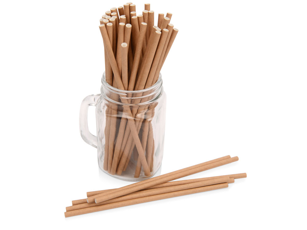 картинка Набор крафтовых трубочек Kraft straw от магазина