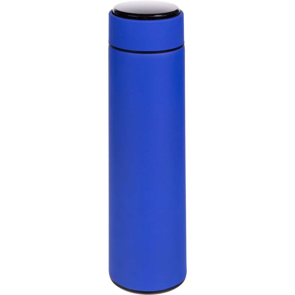 картинка Смарт-бутылка с заменяемой батарейкой Long Therm Soft Touch, синяя от магазина