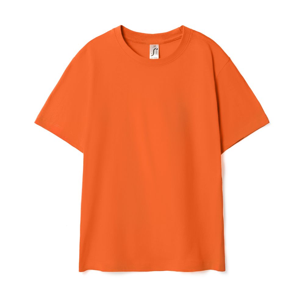 картинка Футболка детская Regent Kids 150, оранжевая от магазина