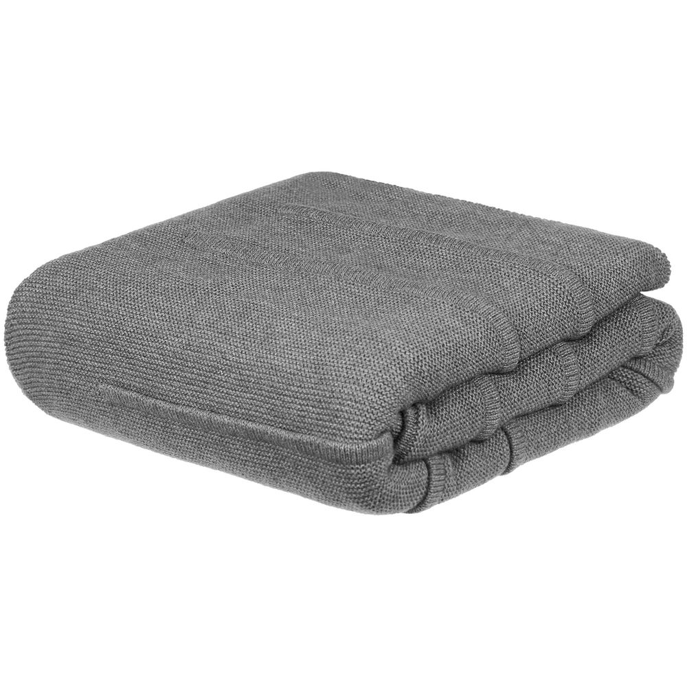 картинка Плед Nessona Alpaca, серый (кварцевый меланж) от магазина