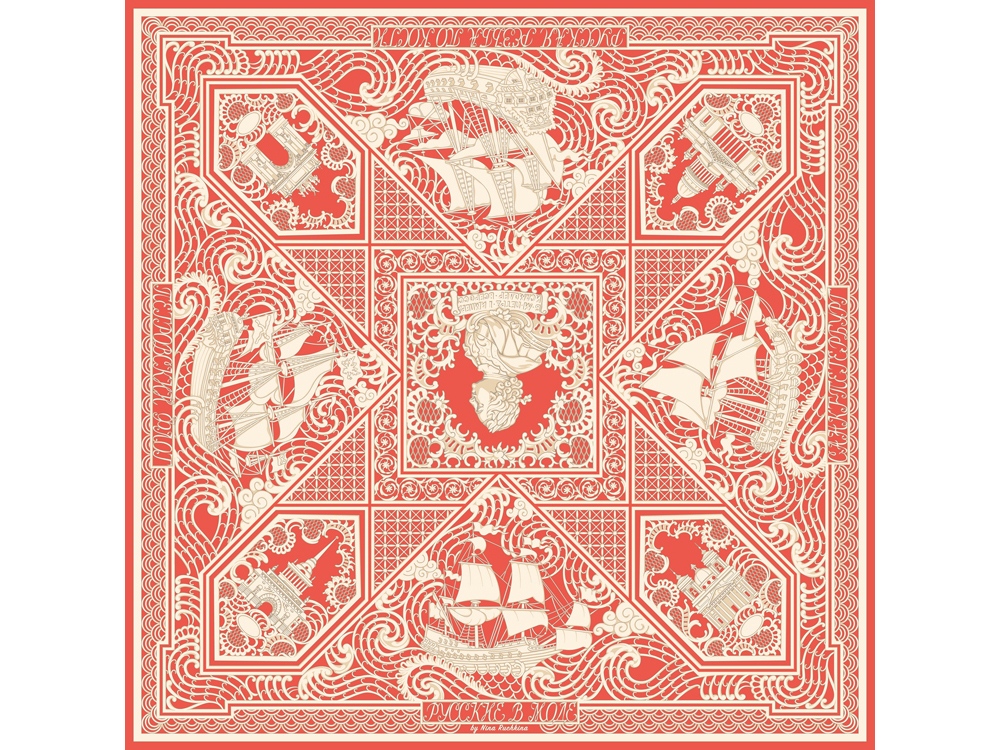 картинка Платок Русская резьба по кости от магазина