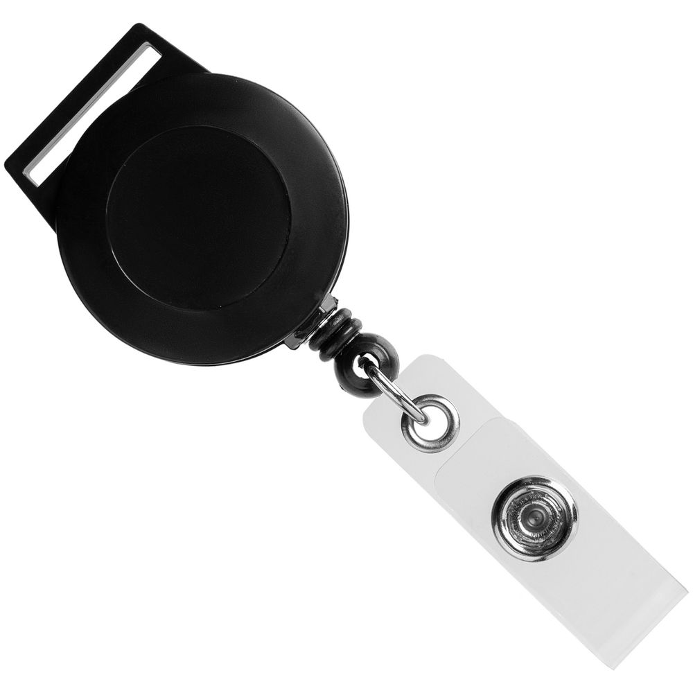 картинка Ретрактор Attach с ушком для ленты, черный от магазина