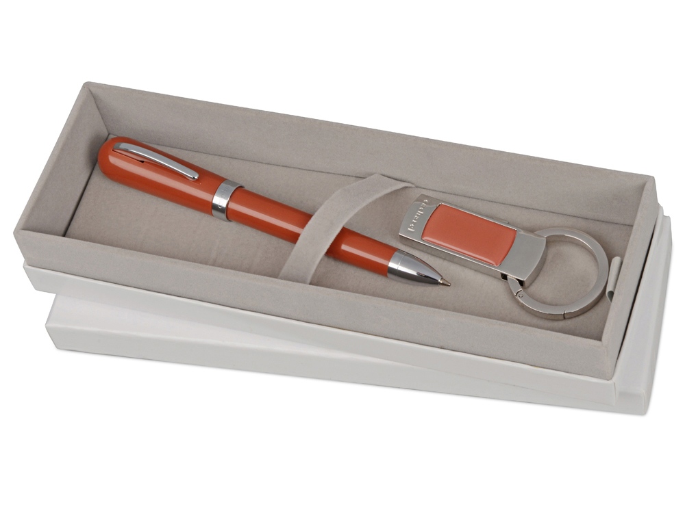 картинка Подарочный набор: брелок с USB-флешкой на 4 Гб, ручка шариковая от магазина