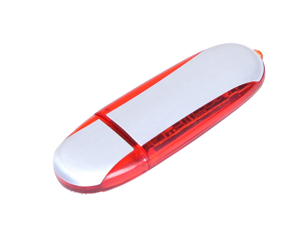 картинка USB 2.0- флешка промо на 64 Гб овальной формы от магазина