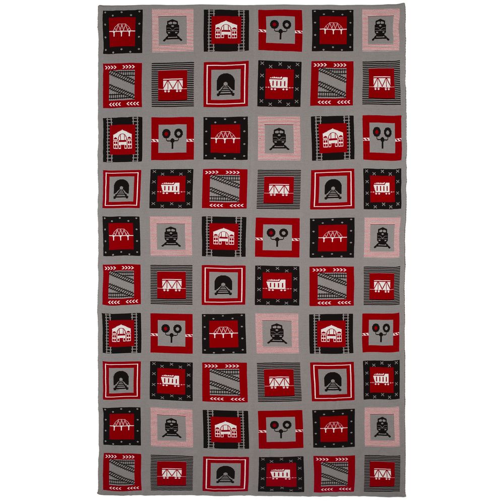 картинка Плед Industry, железные дороги от магазина