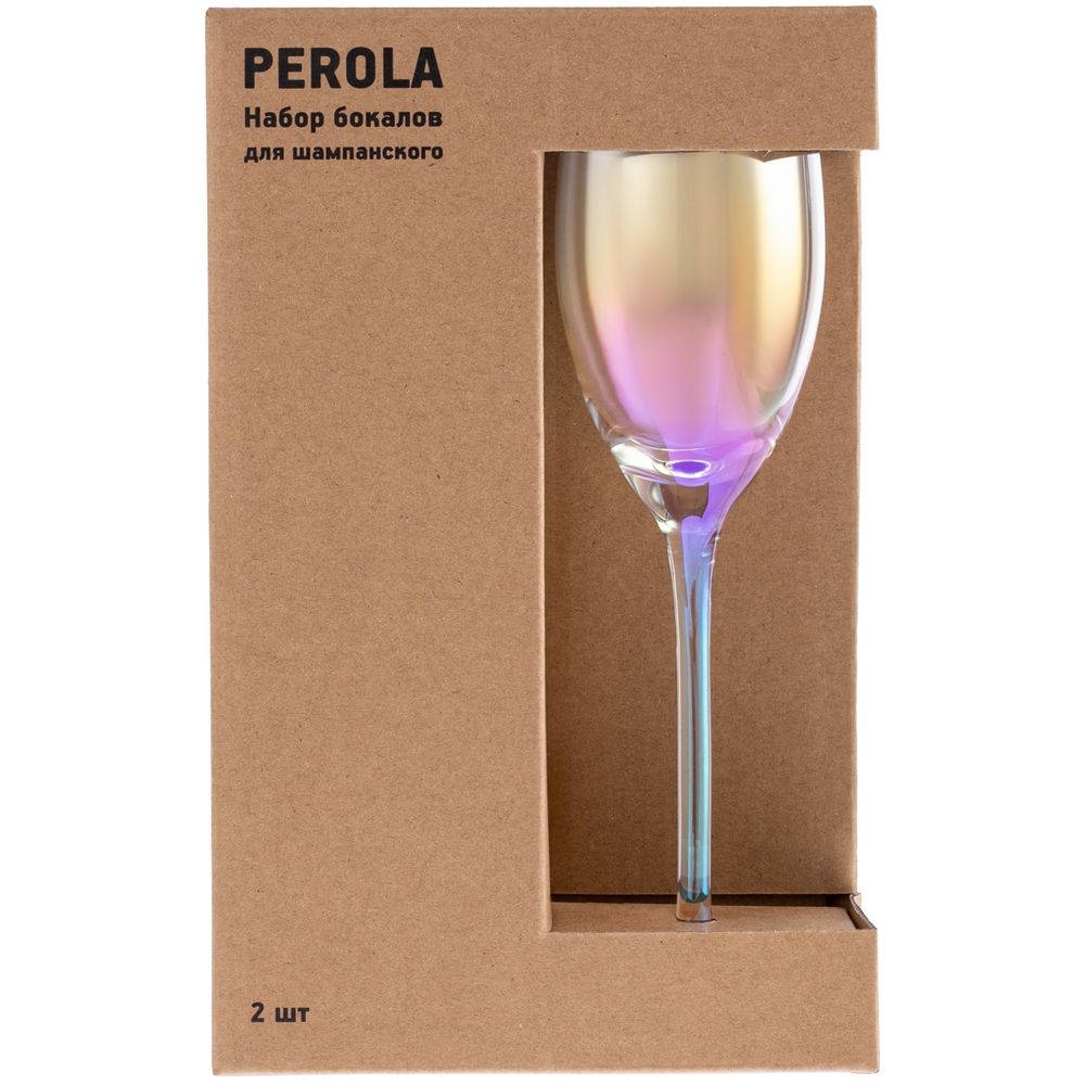 картинка Набор из 2 бокалов для шампанского Perola от магазина