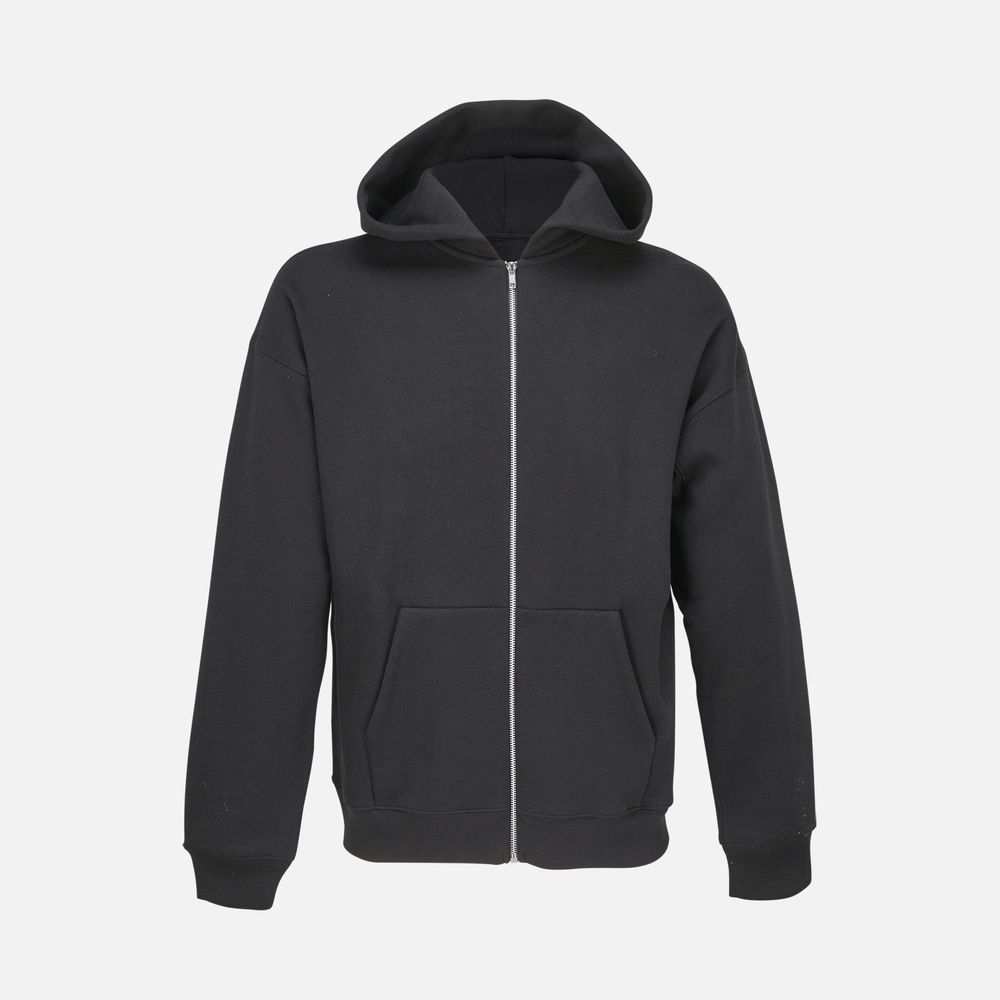 картинка Толстовка унисекс на молнии Jelo, черная от магазина