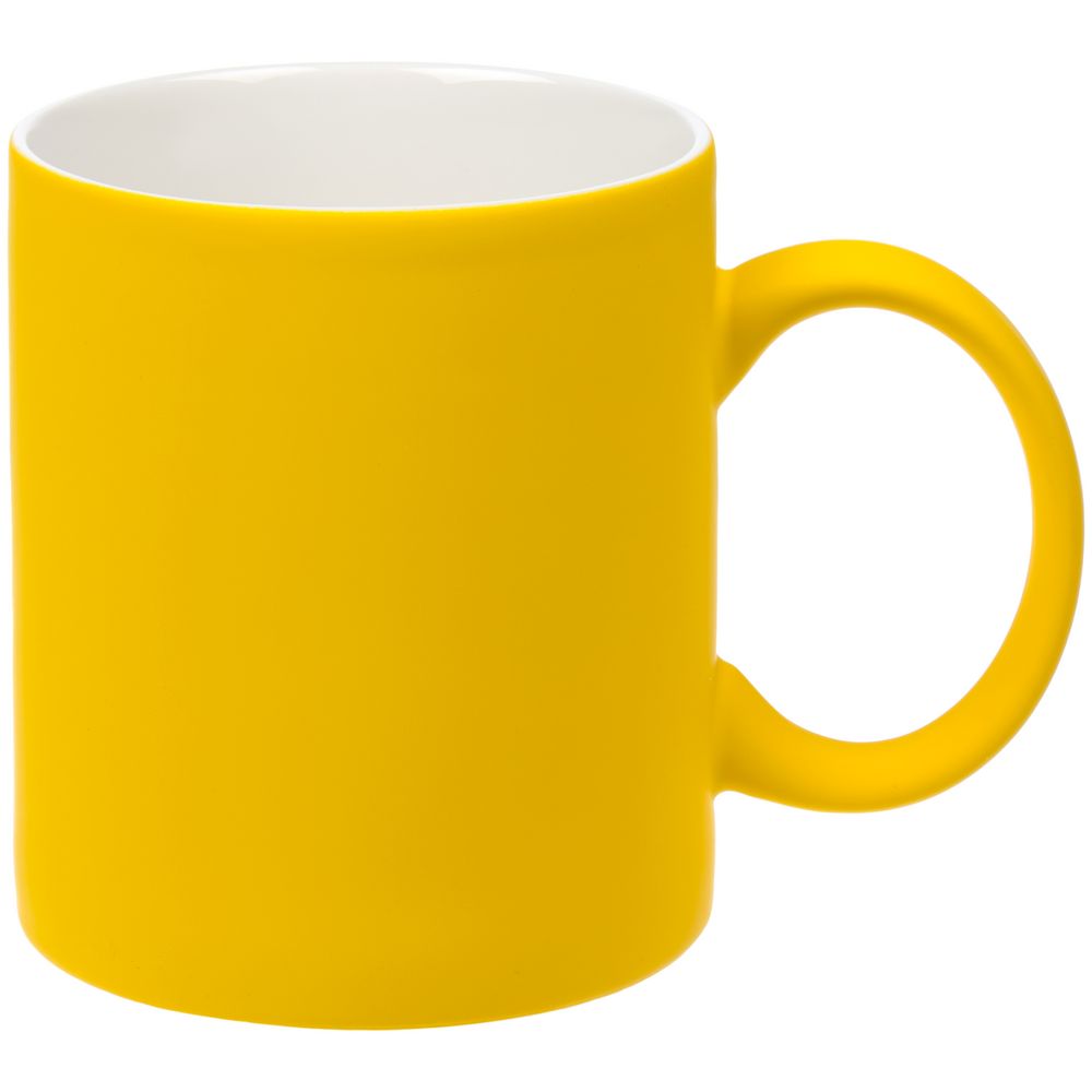 картинка Кружка Promo Soft c покрытием софт-тач, желтая от магазина