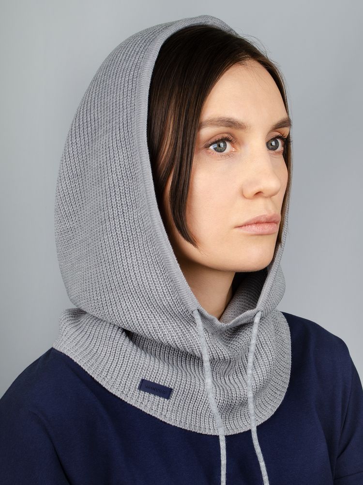 картинка Капор-капюшон Zaliv, серый от магазина