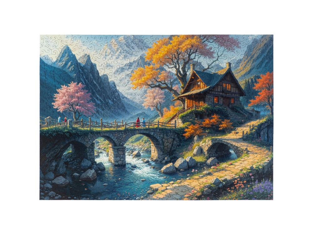 картинка Деревянный пазл Wonderhouse от магазина