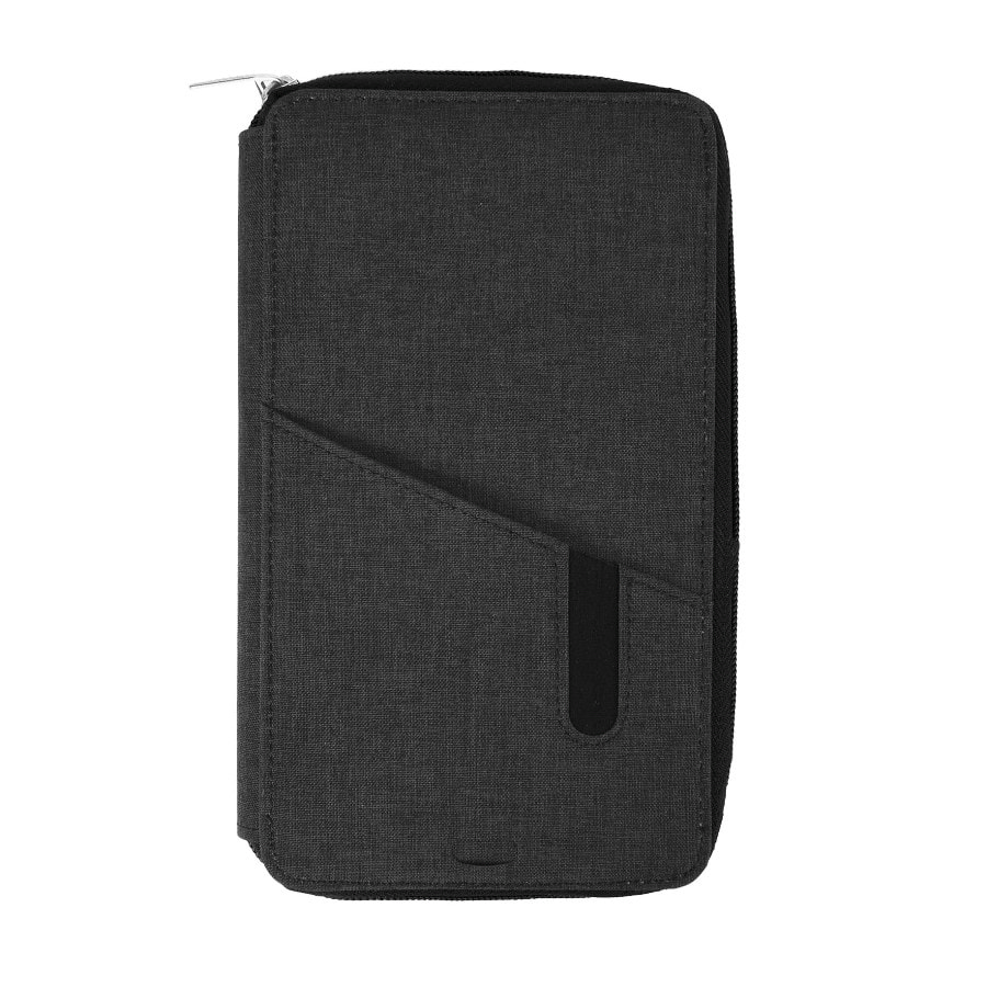 картинка Органайзер дорожный с зарядным устройством (4000mAh)"Portable",бордовый,12х21х3см, полиэстер от магазина