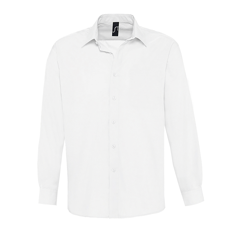 картинка Рубашка мужская "Baltimore", белый_S, 65% полиэстер, 35% хлопок, 95г/м2 от магазина
