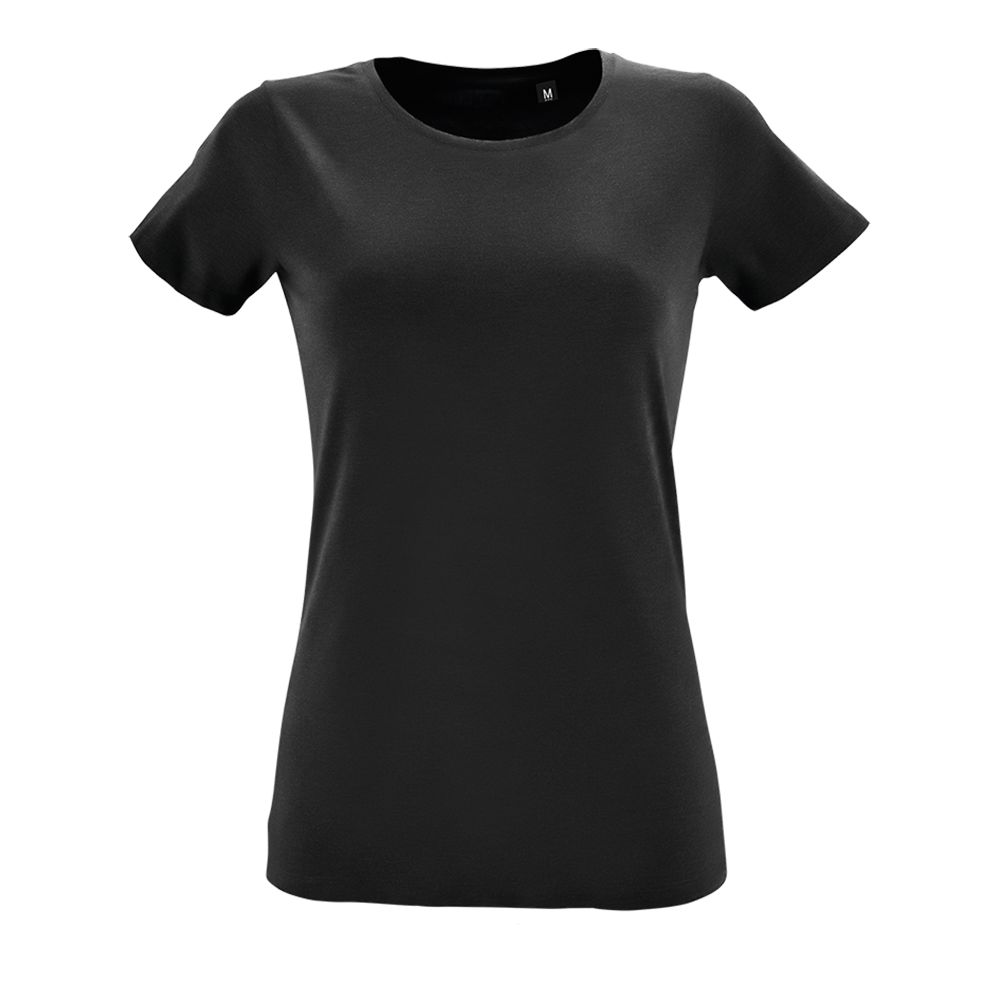 картинка Футболка женская Regent Fit Women, черная от магазина