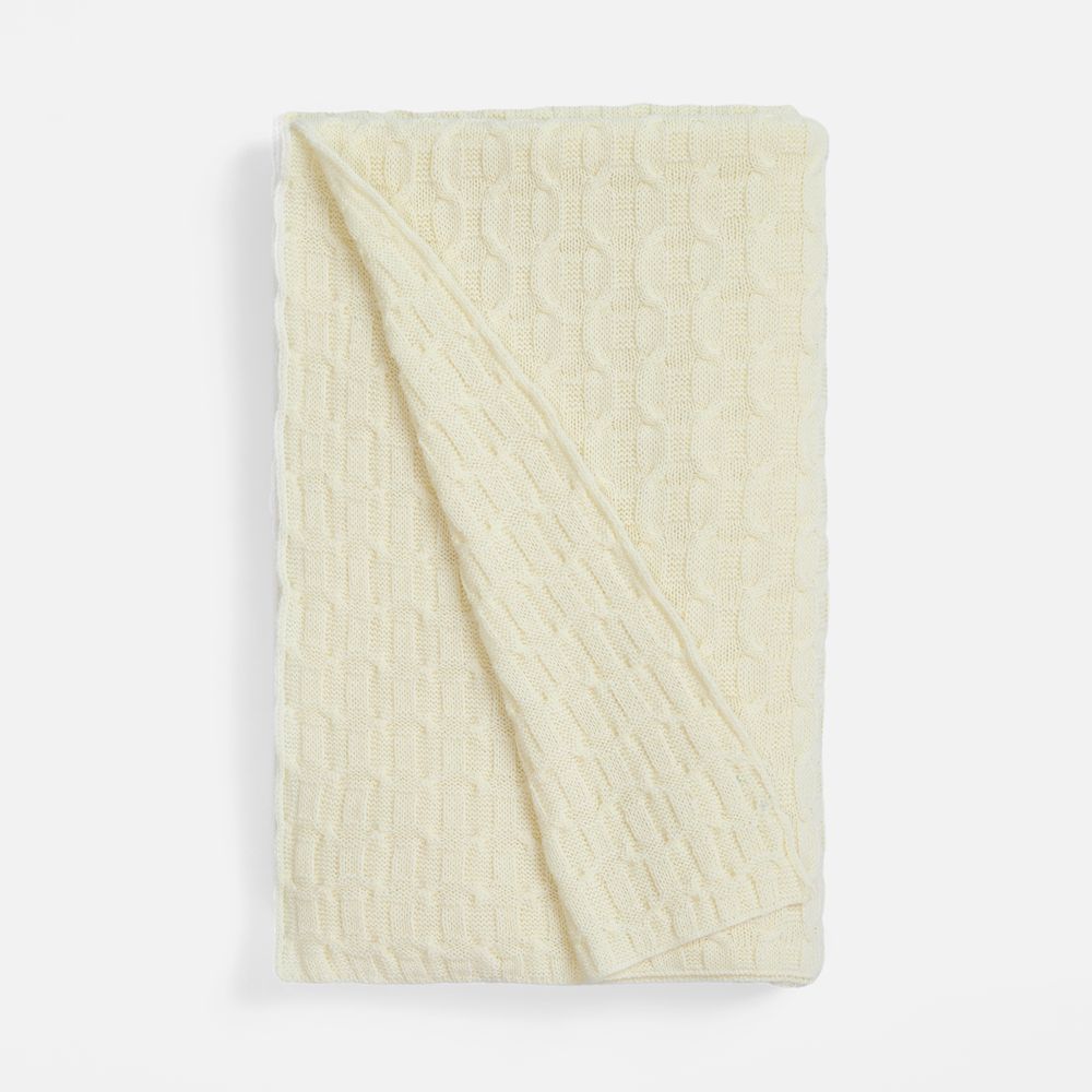 картинка Плед Braidera, белый (молочный) от магазина