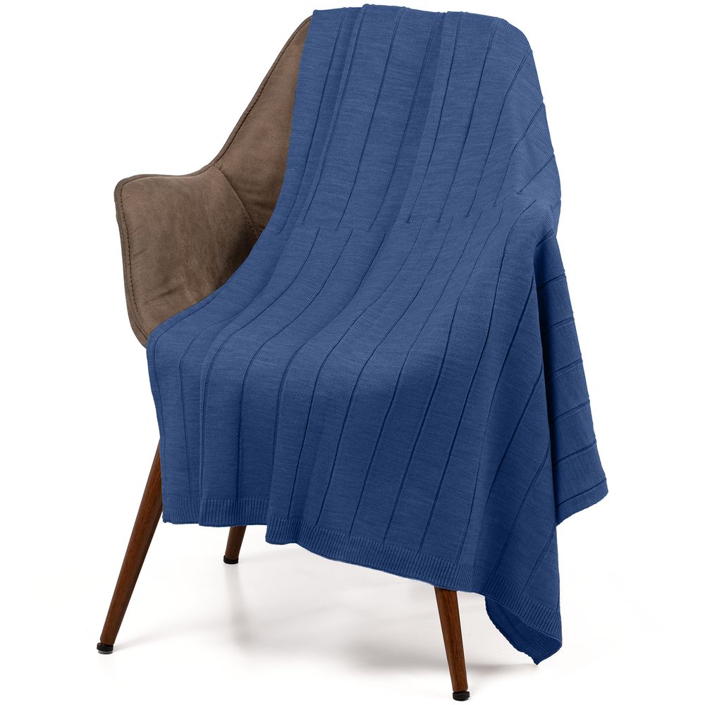 картинка Плед Bambolay, синий (черника) от магазина