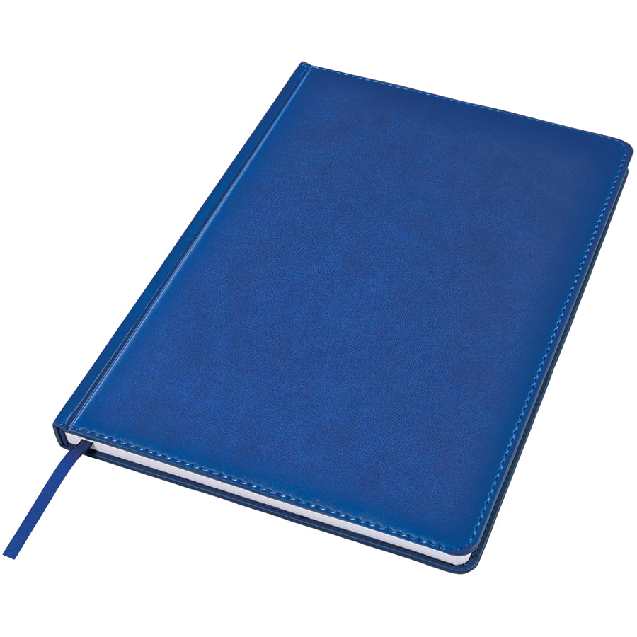 картинка Ежедневник недатированный Bliss, А4,  синий, белый блок, без обреза от магазина
