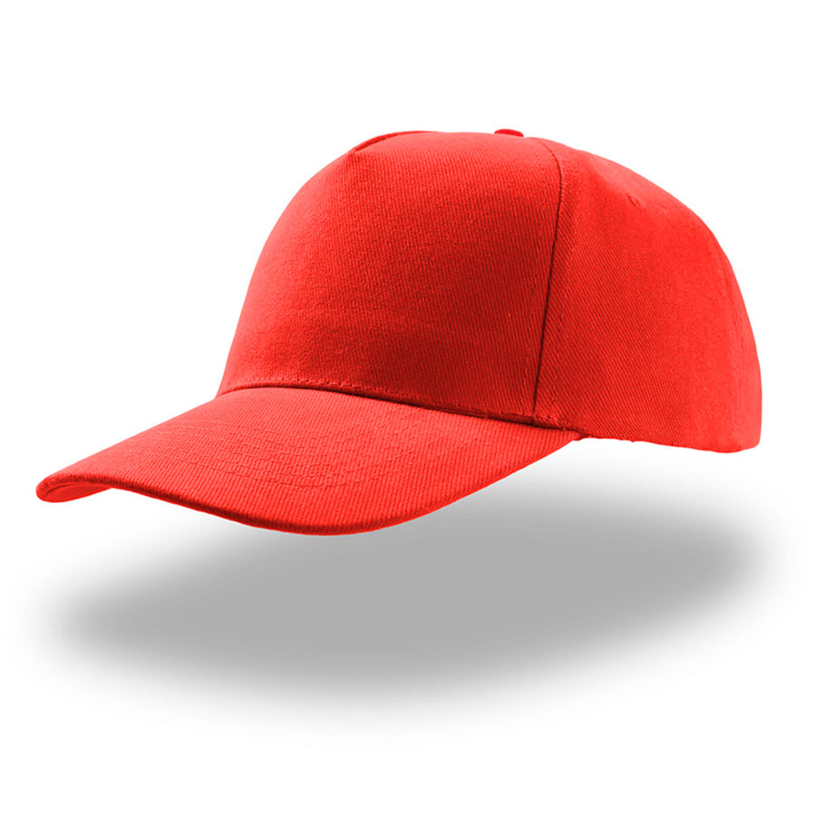 картинка Бейсболка "LIBERTY FIVE", 5 клиньев,  застежка на липучке; красный; 100% хлопок; плотность 250 г/м2 от магазина