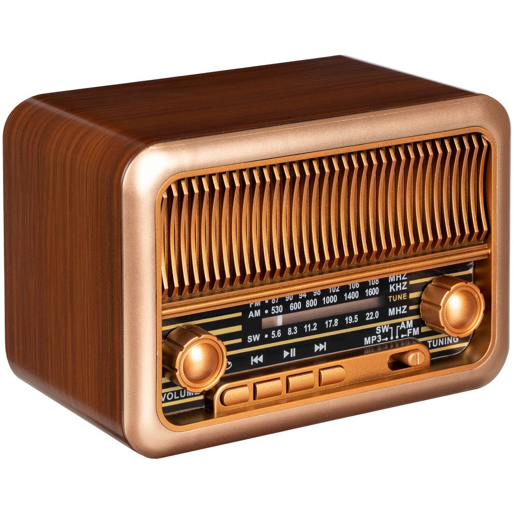 картинка Bluetooth-колонка с радио Beatnik, коричневая от магазина