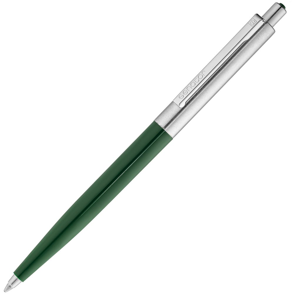 картинка Ручка шариковая Senator Point Metal, зеленая от магазина