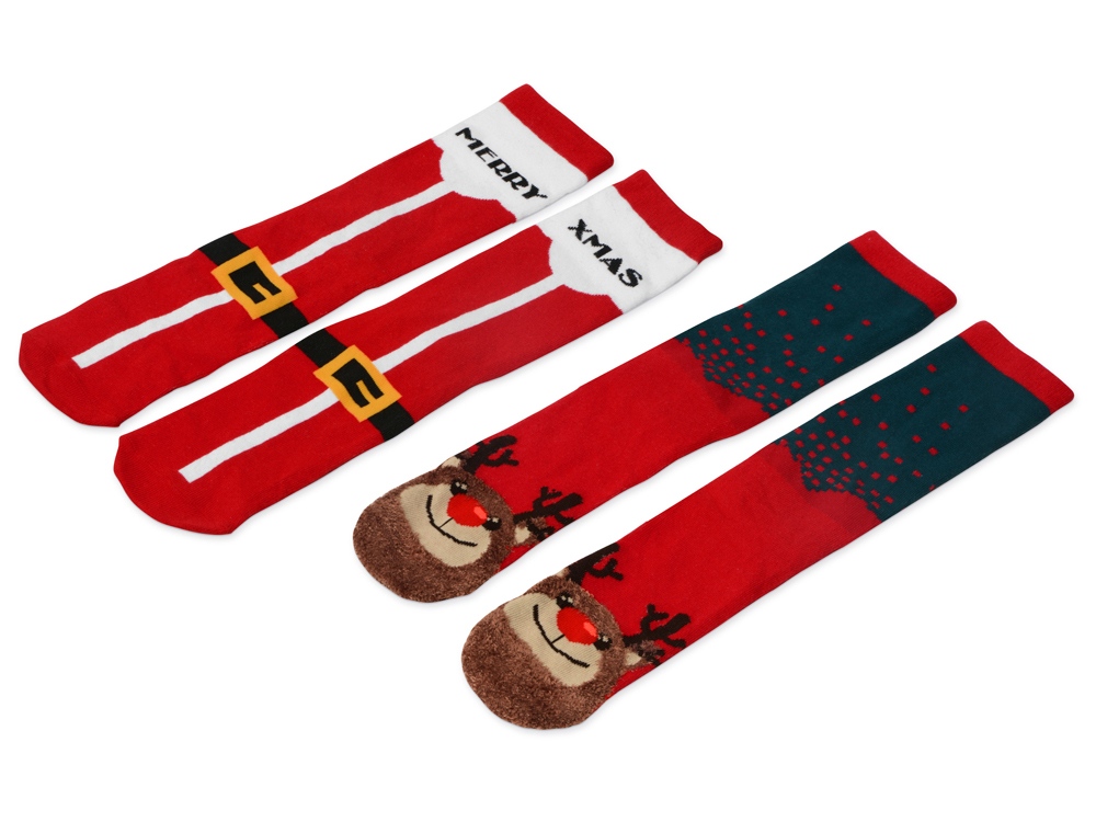 картинка Набор носков с рождественской символикой, 2 пары от магазина