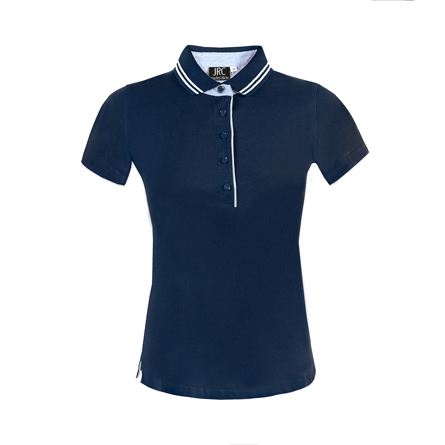 картинка Рубашка поло женская RODI LADY, темно-синий,  L, 100% хлопок, 180 г/м2 от магазина
