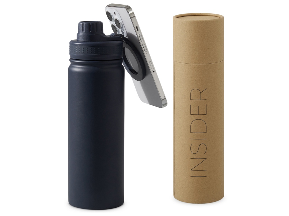 картинка Вакуумная термобутылка с MagSafe-держателем Insider, 600 мл от магазина