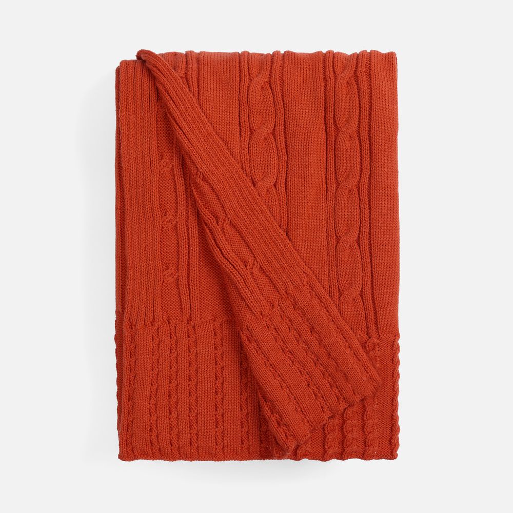 картинка Плед Remitti, оранжевый (морковь) от магазина