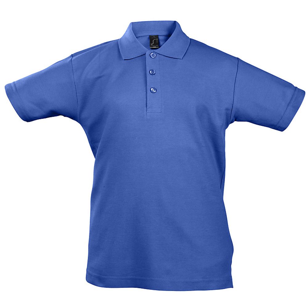 картинка Рубашка поло детская Summer II Kids 170, ярко-синяя от магазина