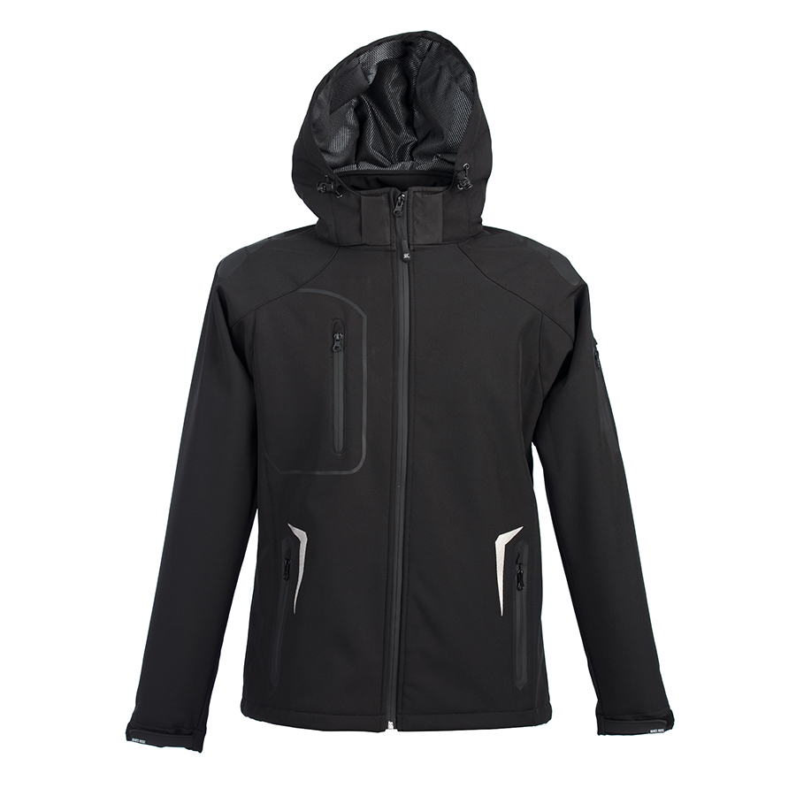 картинка Куртка мужская "ARTIC", чёрный, S, 97% полиэстер, 3% эластан,  320 г/м2 от магазина