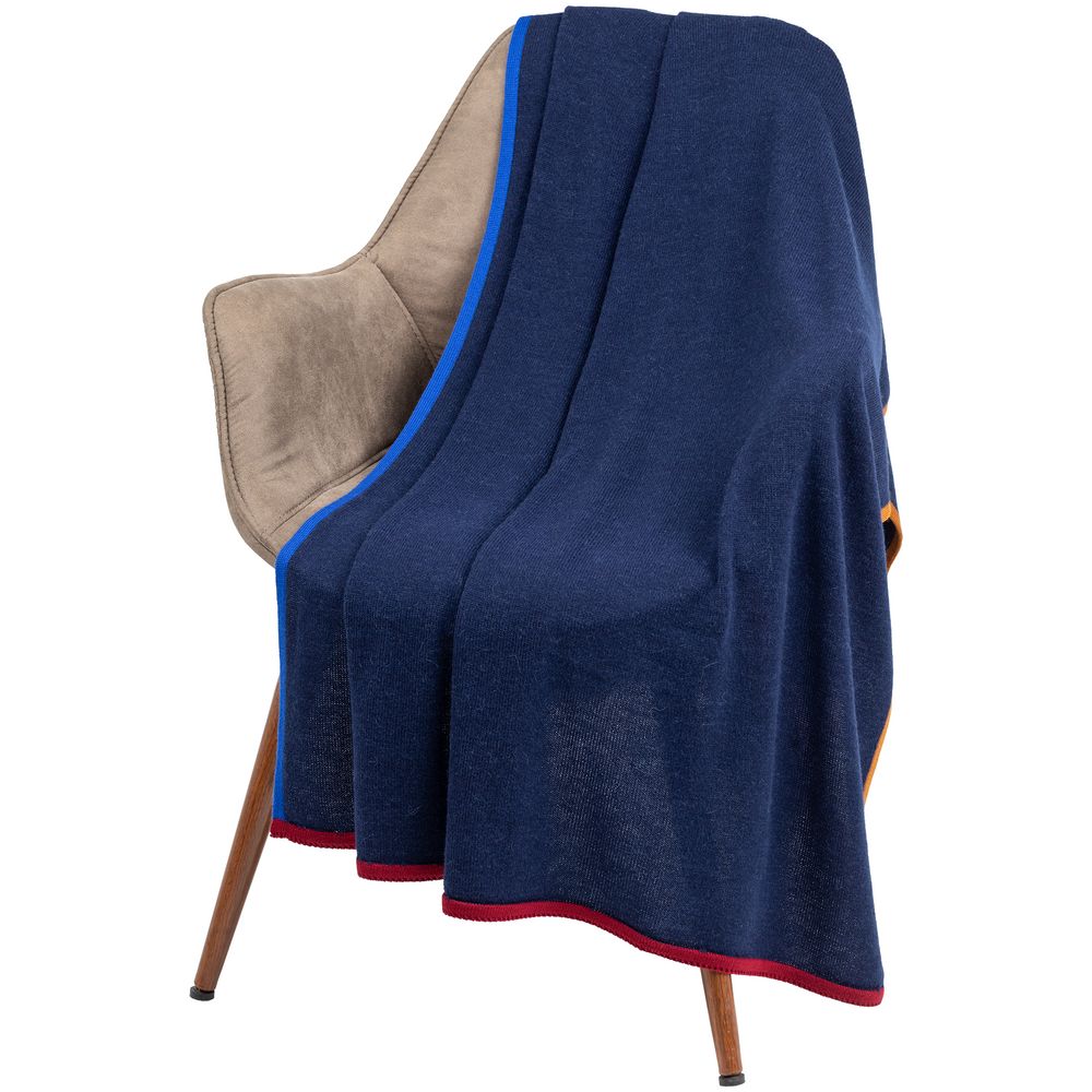 картинка Плед Frontier, темно-синий от магазина