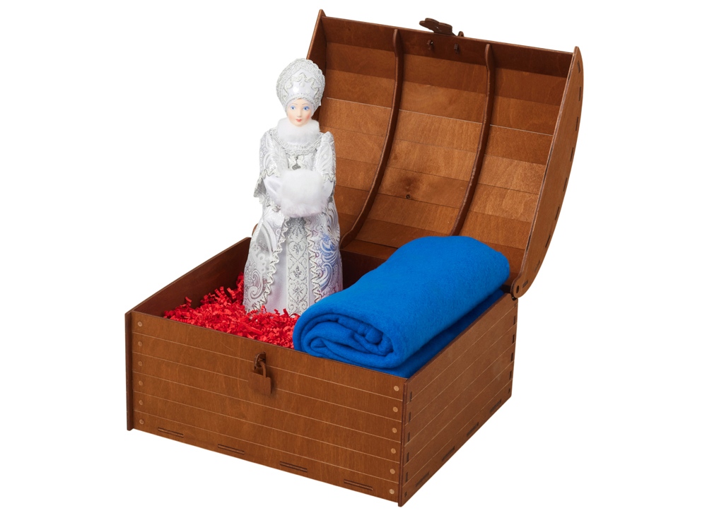 картинка Подарочный набор: кукла фарфоровая, плед флисовый от магазина