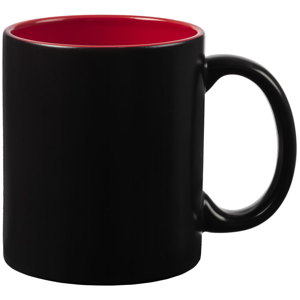 картинка Кружка-хамелеон On Display, матовая, красно-черная от магазина