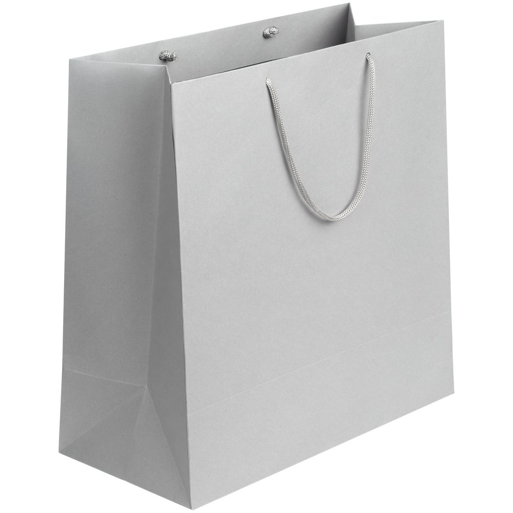 картинка Пакет бумажный Porta L, серый от магазина