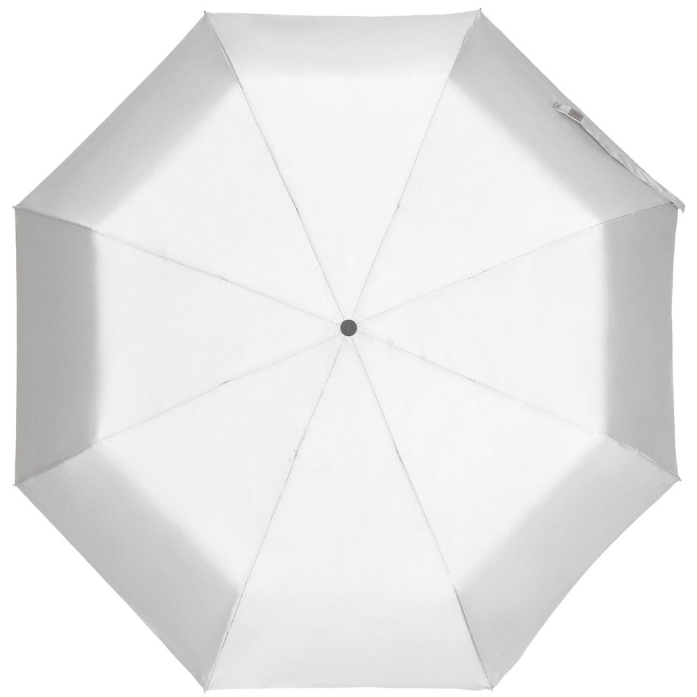 картинка Зонт складной Manifest со светоотражающим куполом, серый от магазина