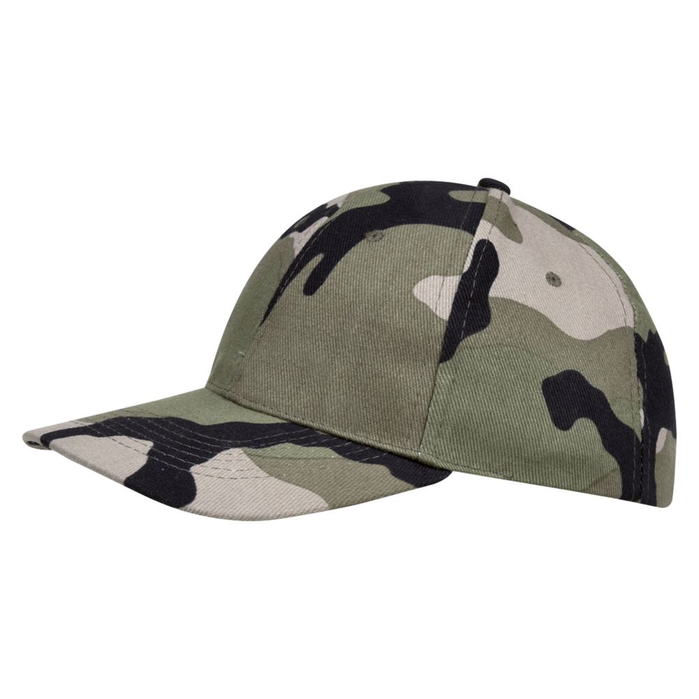 картинка Бейсболка Buffalo зеленый камуфляж от магазина