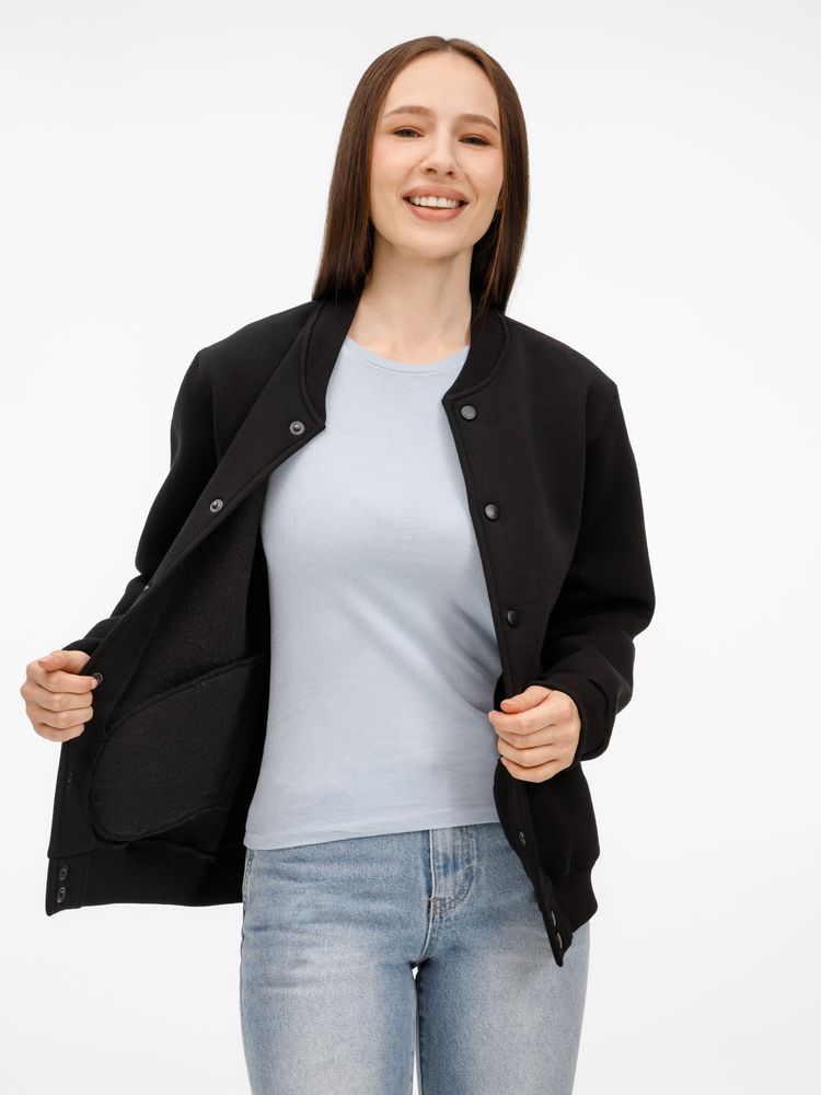 картинка Бомбер унисекс AtmosWear, черный от магазина