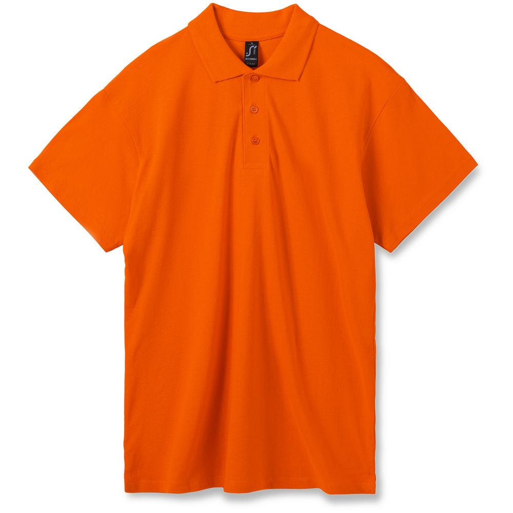 картинка Рубашка поло мужская Summer 170, оранжевая от магазина
