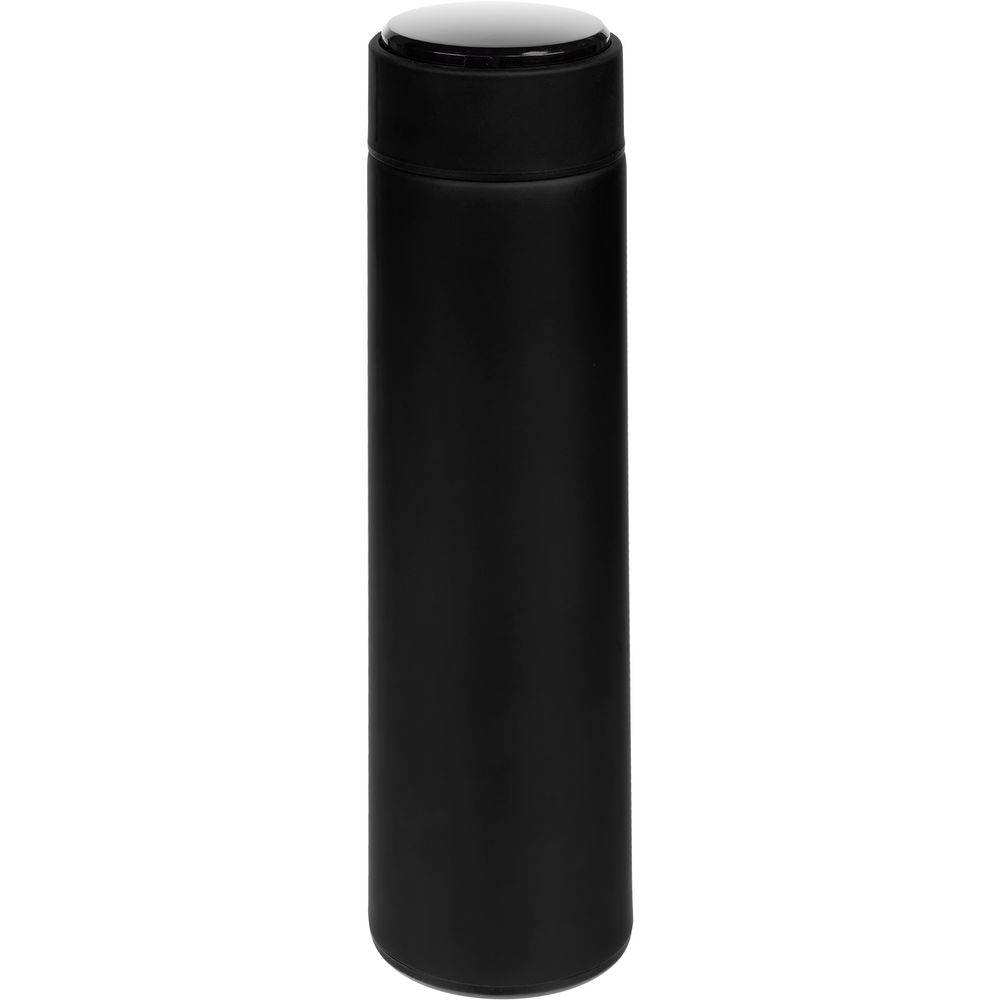 картинка Смарт-бутылка с заменяемой батарейкой Long Therm Soft Touch, черная от магазина