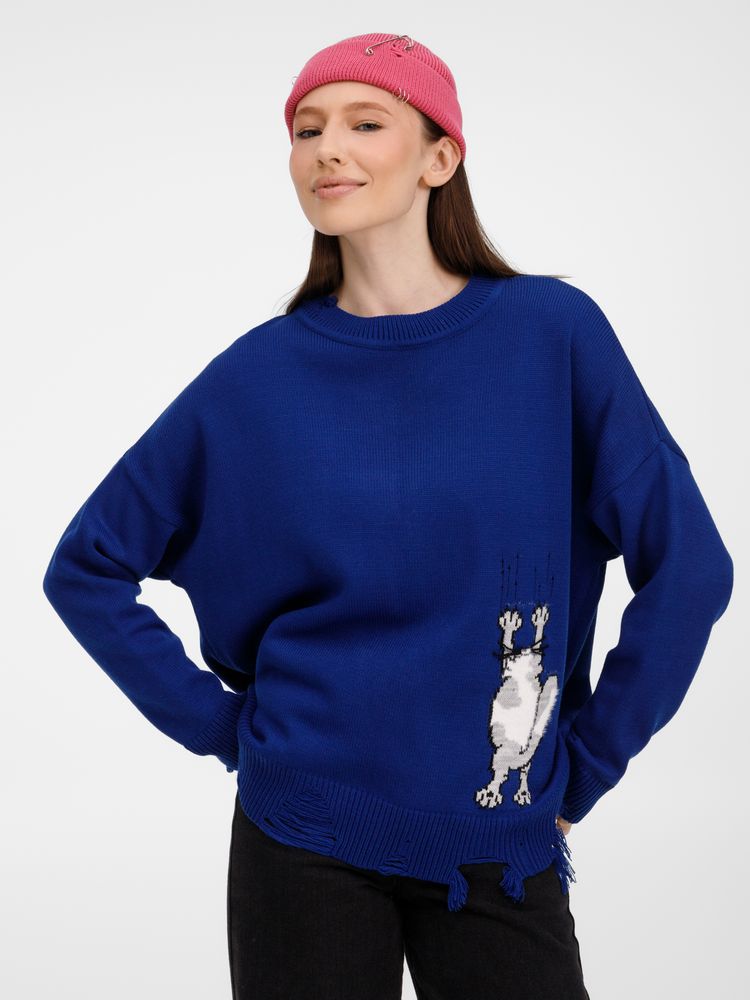 картинка Джемпер Sharpick, темно-синий (кобальт) от магазина