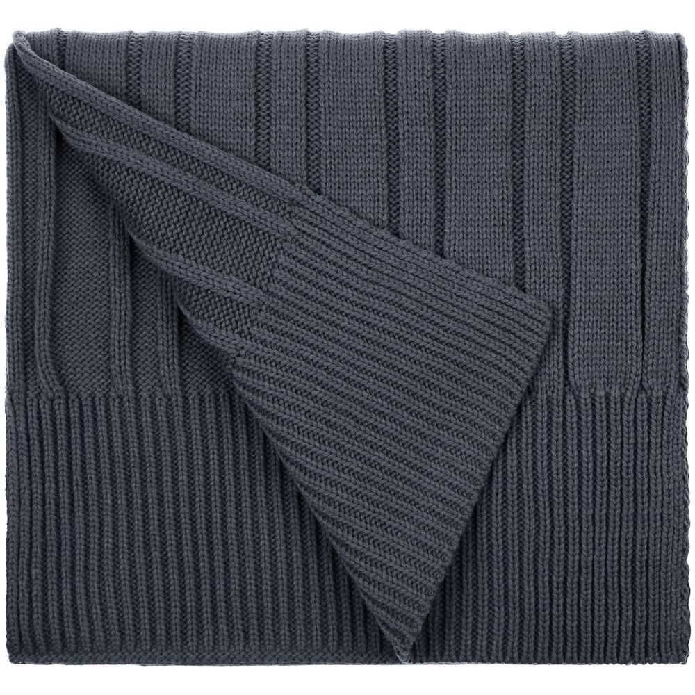 картинка Шарф Knit Beat, темно-серый от магазина
