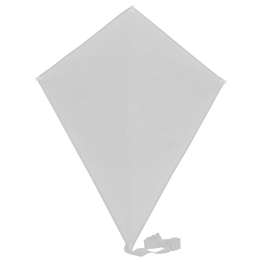 картинка Воздушный змей "РОМБ"; белый; 70*60 см; полиэстер; шелкография от магазина