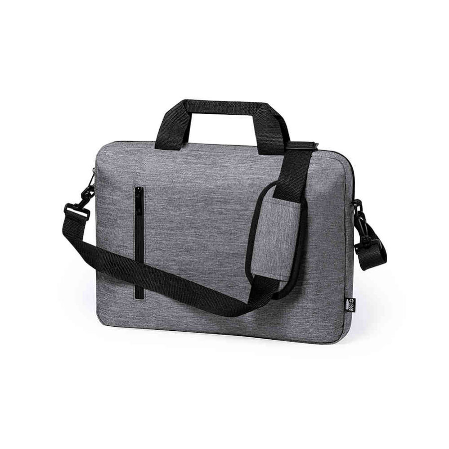картинка Конференц-сумка PIROK, серый, 38 х 28 x 5 см,  100% переработанный полиэстер 600D от магазина