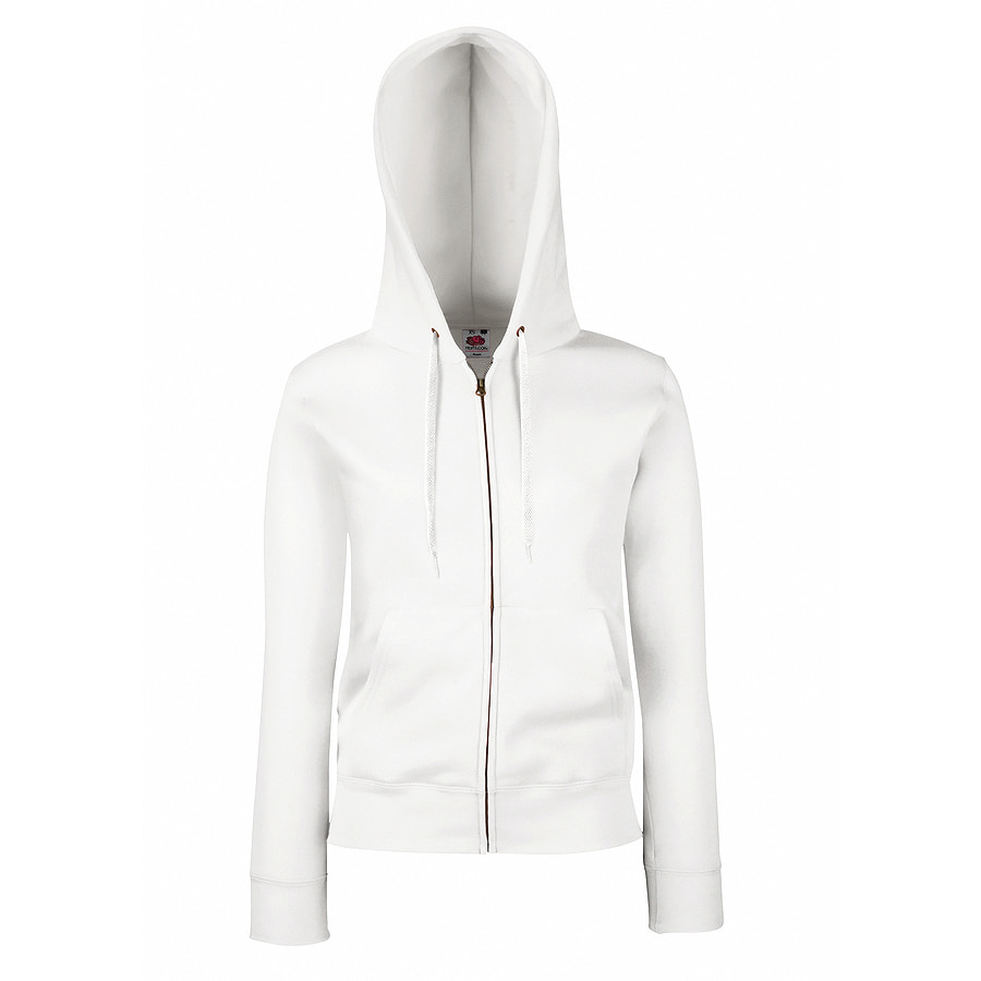 картинка Толстовка "Lady-Fit Hooded Sweat Jacket", белый_XL, 75% х/б, 25% п/э, 280 г/м2 от магазина