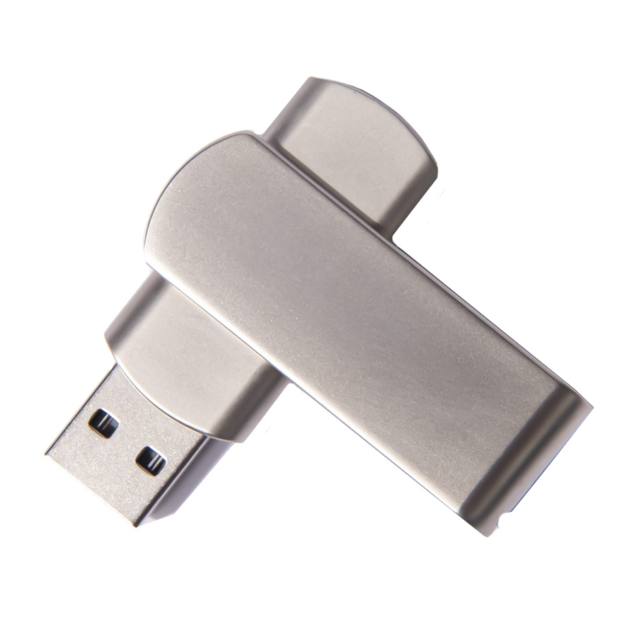 картинка USB flash-карта SWING METAL (32Гб), серебристая, 5,3х1,7х0,9 см, металл от магазина