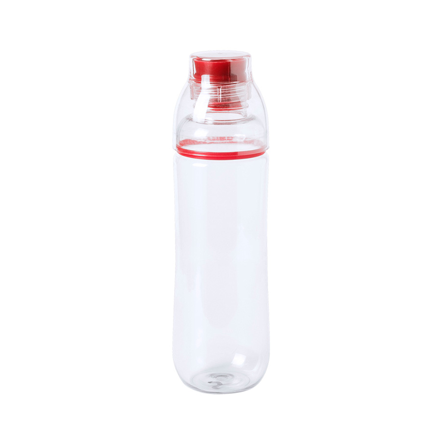картинка Бутылка для воды FIT, 700 мл; 24,5х7,4см, прозрачный с синим, пластик rPET от магазина
