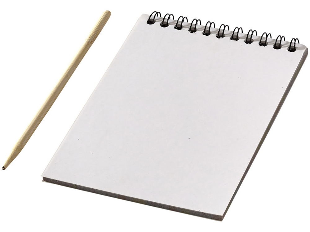 картинка Цветной набор Scratch: блокнот, деревянная ручка от магазина