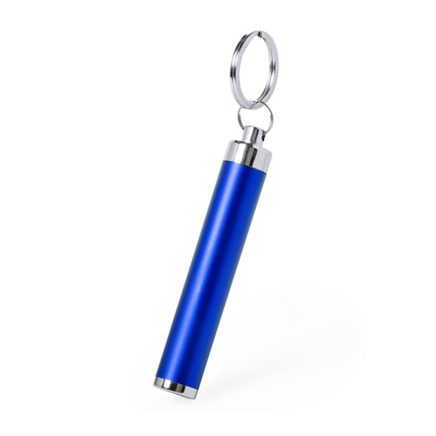 картинка Брелок BIMOX с фонариком, синий, пластик 8,5*d-1,4см от магазина