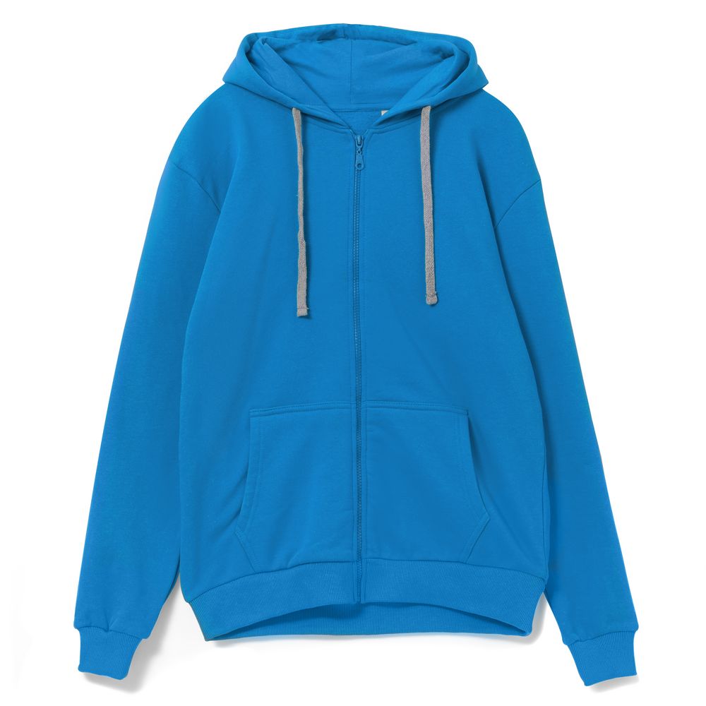картинка Толстовка на молнии с капюшоном Siverga, бирюзовая от магазина