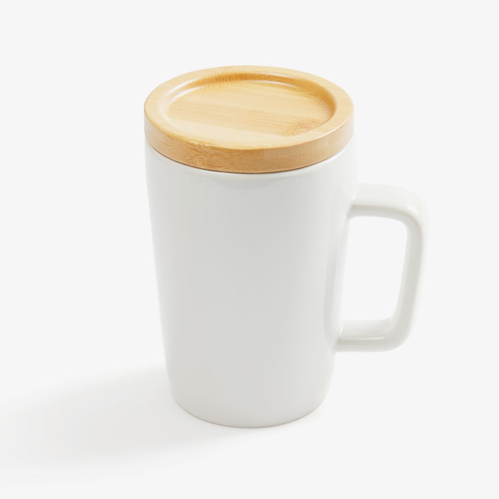 картинка Кружка Vierra с крышкой-костером, белая от магазина