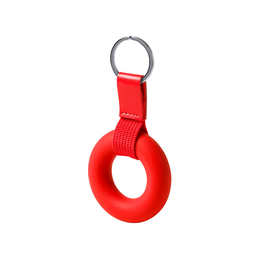 картинка Брелок с эспандером WORKOUT, красный, 7х2см, термопластичная резина, текстиль, 6,9*11*1,7см от магазина